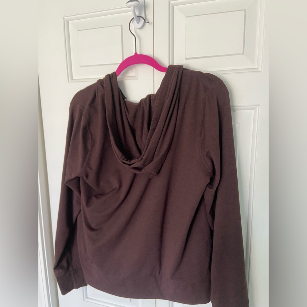 vuori brown halo knit zip up jacket - Picture 7 of 7